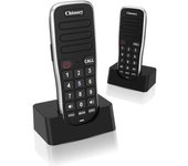 Chtoocy 2-PACK 10-Channel Wireless Rechargeable Intercoms for Home Business Offices Room to Room Communication System