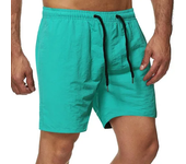 Pantalones cortos para verano, estilo fino, secado rápido, pantalones de tres partes, pantalones de playa, pantalones de natación, pantalones casuales para el hogar
