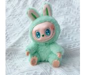 Bubble materab Heart Macaron peluche Doll Rabb sentado en la segunda generación