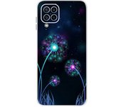 For Samsung Galaxy M32 Case Cover Soft Silicone TPU Back Cover For Samsung M32 M 32 SM-M325F Flower Clear Funda Phone Case