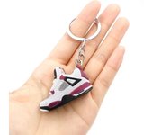 3D Mini 3D Sports Shoes Keychain Basketball Shoes Keychain Finger Skateboard Accessories Men's and Women's Trendy Pendant