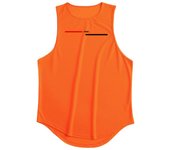 Camiseta sin mangas de malla para hombre, Camiseta holgada transpirable para entrenamiento de trotar, Verano