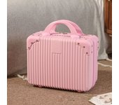 Maleta de viaje de 14 pulgadas para mujer, Mini caja de cosméticos, organizador de viaje de mano, gran oferta