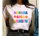 Tomorrow Sera Nice Karol g Tee women comic Y2K streetwear top female 2000s harajuku anime clothing