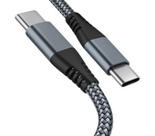 Cable USB tipo C a USB tipo C ,[2 Pack 2m] 3,1A  Carga Rápida, Aleación Trenzado de Nylon  para Móvil i Phone 15 Pro Samsung S24