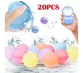 10-30Pcs Reusable Balloons Adults Outdoor Activities, Kids Pool Beach Bath Toys Water Bomb for Summer Games