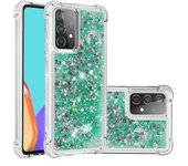 TPU Anti-scratch Dynamic Quicksand Cover Shell for Samsung Galaxy A52 4G/5G / A52s 5G