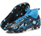 Zapatos de fútbol de caña alta para hombre, botas de fútbol para adolescentes, césped