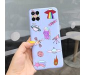 For OPPO A54 2021 Case CPH2239 OPPOA54 Cover Stylish Painted Phone Back Funda For OPPO A54 5G CPH2195 A 54 Shockproof Soft Coque