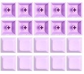 20 PBT DSA 1U Keys, Unrecorded Key Covers For Cherry Mx, Shipped Directly