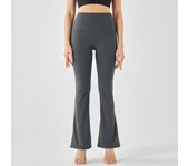 Hamidou  High Waist Yoga Leggings  Women Lift Hip Stretch Training Wide Leg Pants Solid Colour Flared Pants Fitness Pants Women