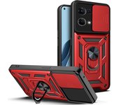 Lujo Funda de lente de Cámara de tapa deslizante Carcasa OPPO Reno 7 4G, Reno 8 4G, Cáscara protectora