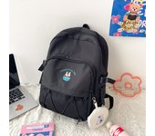 Mochila escolar, Universidad, Estudiante, Versión coreana, Estilo pequeño, Chica suave, Bonita, Mochila, Fresca y dulce, Nailon