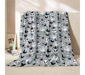 The Nightmare Before Christmas Blanket 4 Season Soft Fluffy Throw  Kid Adult Sofa Bed Break Blanket Travel Sheet Gift