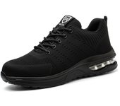 Zapatos De Seguridad Para Trabajo Con Punta De Acero Antideslizantes Y Respirables Para Hombres Botas De Trabajo Ligeras Y Confortables Para Construcción