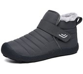 Calzado casual cálido con velcro de caña alta para hombres y mujeres Calzado de invierno cálido y resistente al frío