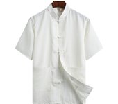 Men's Chinese style clothing Men Chinese Hanfu Kung Fu Shirt