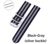 Nylon Band 18mm 20mm 22mm 24mm Repment Watch Strap for Samsung Gear Amazfit MOTO Universal Knit Bracelet with Pins