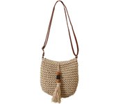 Straw Shoulder Bag for Women Vintage Hobo Bag Beach Handbag Fashion Tote Bag Everyday Bag Summer