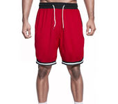 Pantalones cortos de baloncesto de estilo americano de corte holgado de verano para hombre, malla fina, secado rápido para deportes, correr y ropa informal