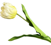 PU Artificial Tulip Branches Real Touch Handmade Rococo Tulip Stem Festival Faux Tulip Flower Weddings Party Decor