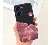 Women Fashion Back Capa For ITEL P40 ItelP40 P40+ P40 Plus Phone Case Soft Liquid Silicone Bumper Para Flower Butterfly Fundas