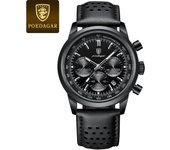 POEDAGAR Nuevo reloj de hombre belt multifunción reloj de cuarzo