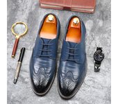 Nuevos Zapatos De Hombre Brock Para Hombre, Zapatos De Cuero Casuales De Negocios