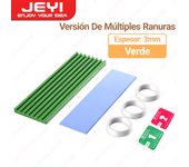 JEYI M.2 SSD Heatsink Aluminum Cooler Multi-version NVMe Radiator with Thermal Pad, Dust Paper for PS5/PC/Laptop M2 2280 SSD