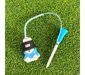 Plastic Cartoon Golf Rubber Tees Recyclable Ball Holder Fisherman's Bear Golf Tee Improve Accuracy Replacement