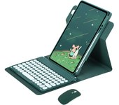 360 Rotation Stand Case For iPad 5th/6th Generation/Air 2/Air 9.7 inch Teclado Cover with Pencil Holder Español Teclado