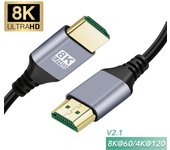 8K Ultra HD HDMI-compatible V2.1 Cable 8K@60/4K@120Hz Video Xiaomi Mi Box 48Gbps for PS5 PS4 Laptop TV Monitor Projectors