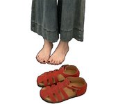 sandalias de plataforma para mujer zapatos individuales retro de verano zapatos romanos de playa