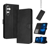 Para Samsung Galaxy S23 S24 C55 M55 Ultra Plus Solapa Ranura De Tarjeta Anti - Caída Funda De Cuero Sólido