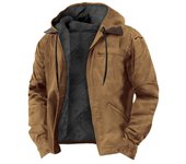 Sudaderas con Capucha para Hombres, con Cremallera Completa, Hasta Cálidas, Pesados, Abrigos de Invierno