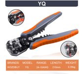 Ferrule Crimping Tool Kit, Hexagonal sawtooth Self-adjustable Ratchet Wire Terminals Crimper Kit with Wire Terminals kits