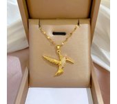 Exquisite bow necklace, zirconium bow, stainless steel moon shaped fashionable necklace with micro inlaid women's jewelry ,Mother's Day gift