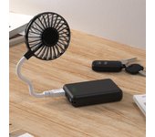 Portable USB Desk Brushless Motor 360° Rotation Pocket Mini Cool Fan Flexible Neck for Laptop or PC Versatile