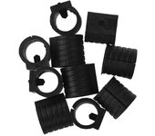 Tilt U Shaped Tubing Caps Anti-Front Floor Glides Floor Protector Stool Pipe Clamp Chair Leg Pad Damper Tube Rear Pad