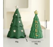 Adornos de micropaisaje para árbol de Navidad, artesanías de resina creativas, regalos de navidad