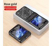 Mechanical For Samsung Galaxy Z Flip 5 Case Clear Hinge Protection Cover