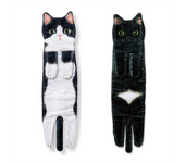 Funny Cat Hand Towels for Bathroom Kitchen Decor Cat Towel, Cute Decor Hanging Face Towels, Super Absorbent Soft A+C