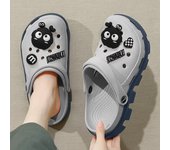 Zuecos antideslizantes para hombre, sandalias de playa con correa ajustable, zapatillas para el hogar