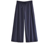 - Autumn/Winter New Product Fashion Women's Casual Long Sleeve Tie Shirt Mid-Waist Wide-Leg Pants Set