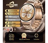 New reloj inteligente 1.43" AMOLED 7.9mm ultra-thin,always displays time,Bluetooth call,GPS tracker for men Sports wristband