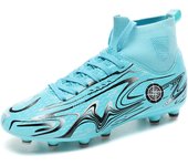 Zapatos de fútbol de caña alta para hombre, botas de fútbol para adolescentes, césped