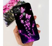 For Motorola Moto G9 Power Case Moto G9 Play Silicone Soft Cover Fashion Flower Painted Matte Case For MotoG9 Power TPU Fundas