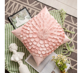 Luxury 3D Floral Embroidery Cushion Cover Dutch Velvet 30X50/45X45CM Pillow Cover Sofa Couch Sunflower Waist Pillows Decor Home