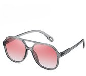 Nuevas gafas de sol polarizadas coloridas de moda para hombres y mujeres con montura redonda y marco grande
