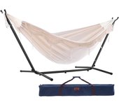 UHSDO8-20 - Hamaca con soporte incluido, multicolor, 250 cm, doble, diseño Tropical
